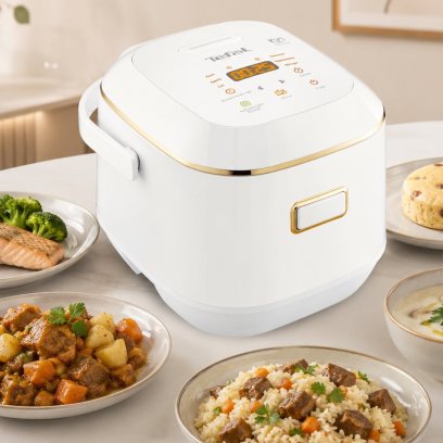 Мультиварка Tefal Mini RK601132, 2 л, со сферической чашей, 7 автоматических программ, белая