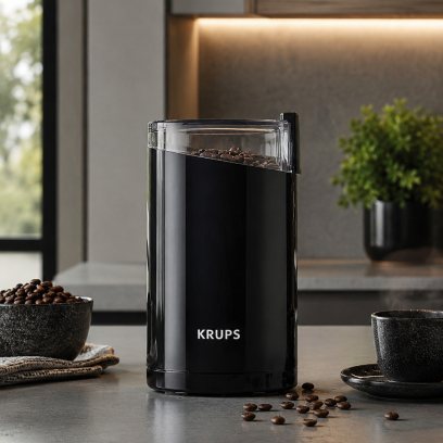 Кофемолка электрическая Krups Fast Touch F2034232, черная