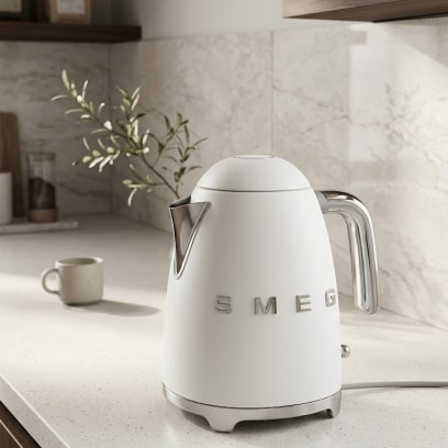 Электрический чайник SMEG KLF03WHMEU, цвет белый матовый
