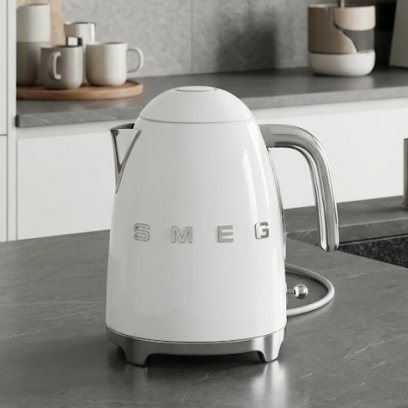 Электрический чайник SMEG KLF03WHEU, цвет белый глянцевый