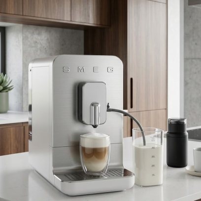 Автоматическая кофемашина SMEG BCC13WHMEU, цвет белый матовый