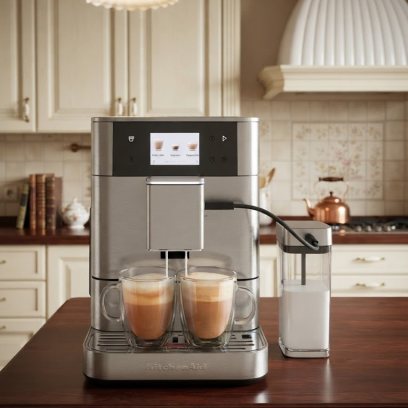 Кофемашина автоматическая KitchenAid 5KES8557ESX, стальной
