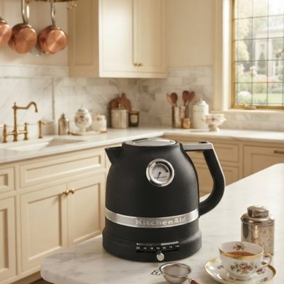 Электрический чайник KitchenAid ARTISAN 5KEK1522EBK, чёрный чугун