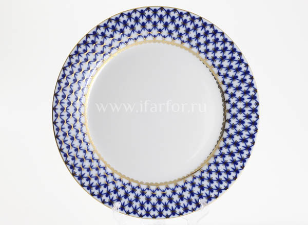 Dish/ platter round Cobalt net Youth
