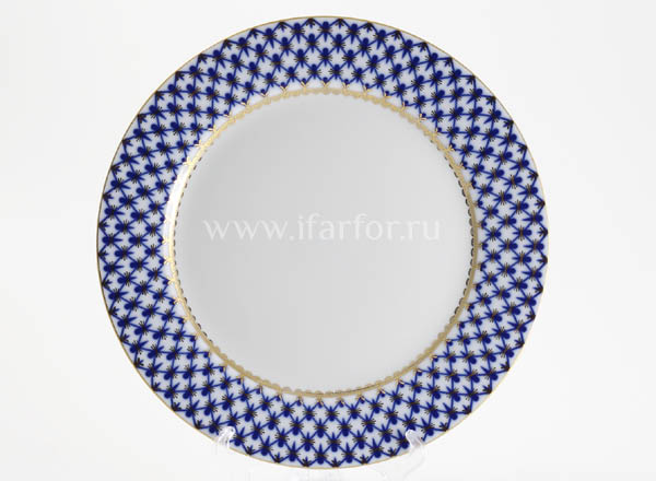 Dish/ platter round Cobalt net Youth