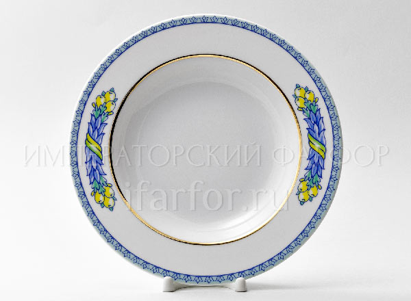 Plate deep Julia Vysotskaya. Azzurro