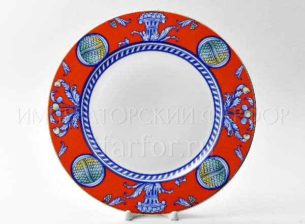Plate shallow Julia Vysotskaya. Rosso