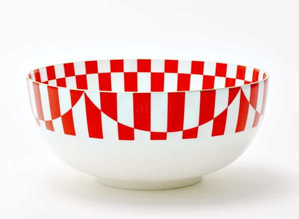 Salad bowl Yes and no (red) Oriental