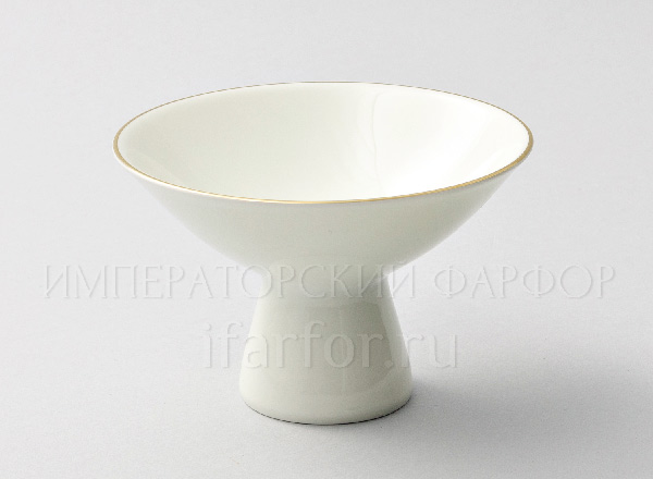 Vase for ice-cream Gold edging Youth