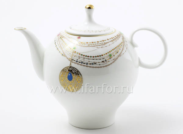 Чайник заварочный Золотой медальон Яблочко