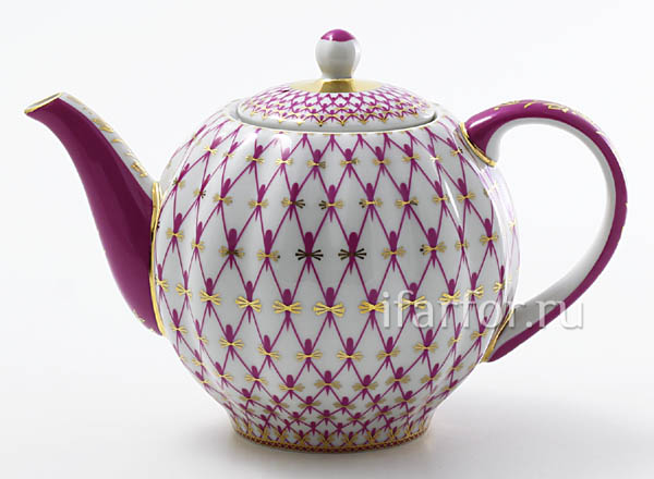 Teapot brewing Net-Blues Tulip