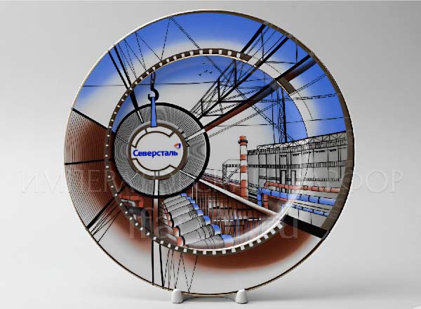 Тарелка декоративная Северсталь