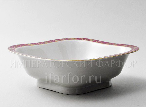 Salad bowl 6 portion. Square Net-Blues 2 Youth