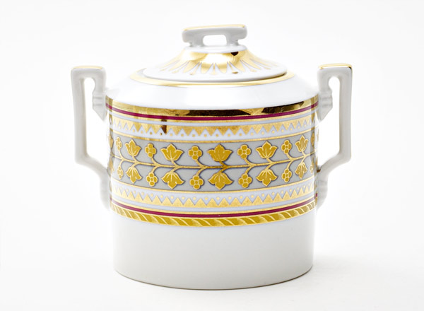 Sugar bowl Belvedere Armorial