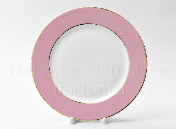 Plate shallow Frosty fairy tale (pink)