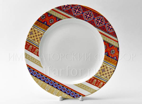 Plate shallow Russian style