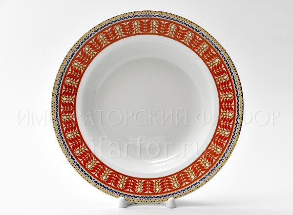 Plate deep Russian style
