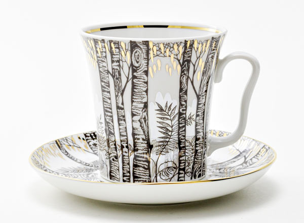 Mug and saucer Flood Leningrad