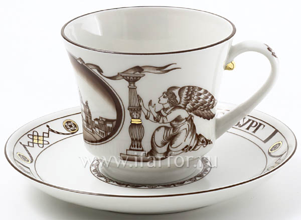 Cup and saucer tea Saint Isaacs Cathedral Banquet