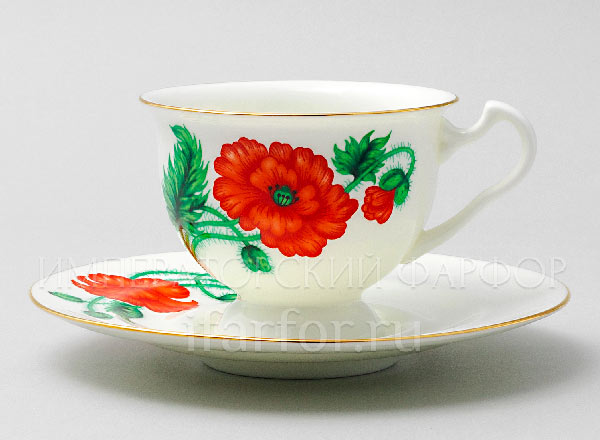 Cup and saucer tea Little flame Isadora