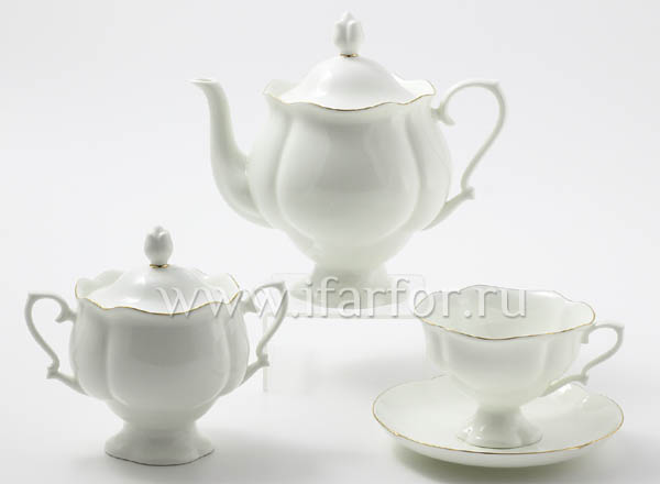 Сервиз чайн. 6/14 Наташа Золотая лента