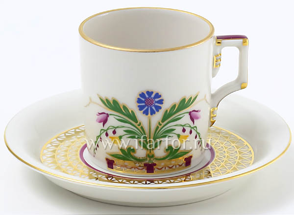 Cup and saucer Coffee Zamoskvorechye Armorial