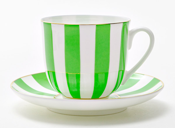 Cup and saucer Yes and no (light green) Lily of the valley 2