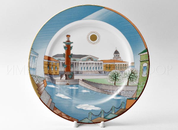 Тарелка декор Весенний Петербург