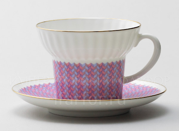 Cup and saucer tea Geometry 2 Wave