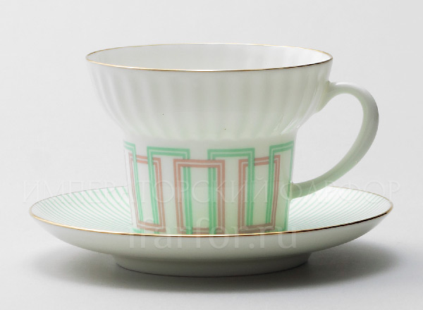 Cup and saucer tea Geometry 4 Wave