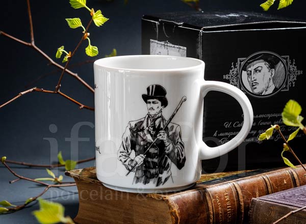 Mug in a gift box Fandorin. Russia Standard