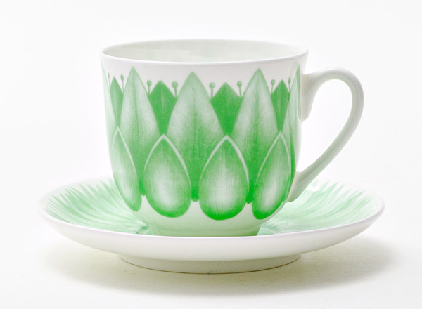 Cup and saucer Coffee Aloha Lagoon Lily of the valley 2