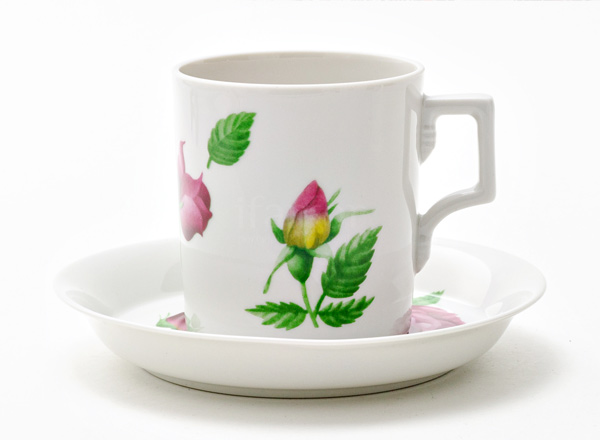 Cup and saucer tea Rosarium Armorial