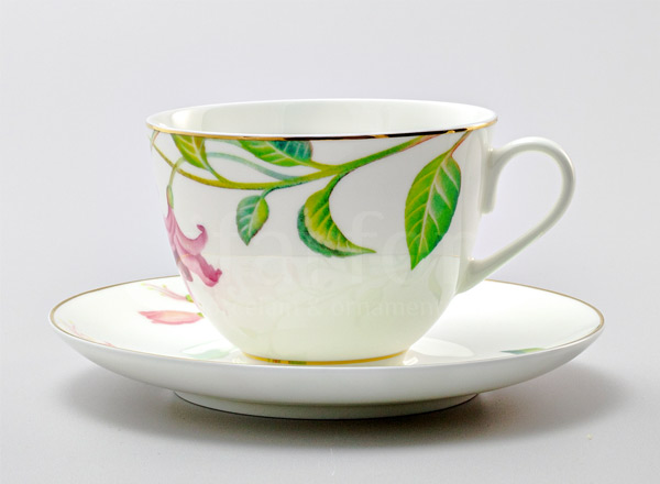 Чашка с блюдцем чайная Сад мечты Весенняя-2