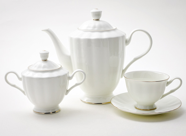 Tea Set Platinum ribbon 2 6/14 Bliss