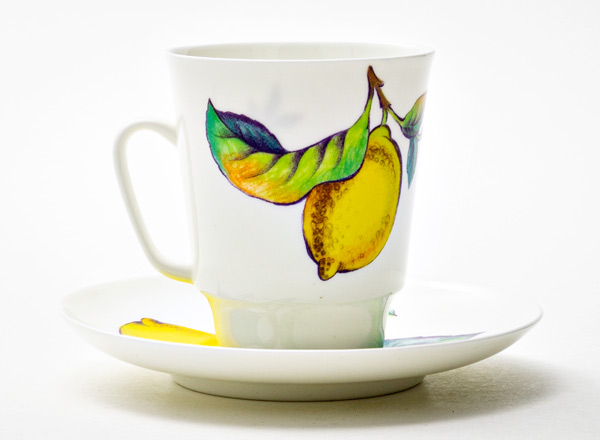 Cup and saucer Lemons 2 May