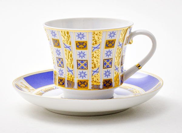 Cup and saucer tea Kronstadt Banquet