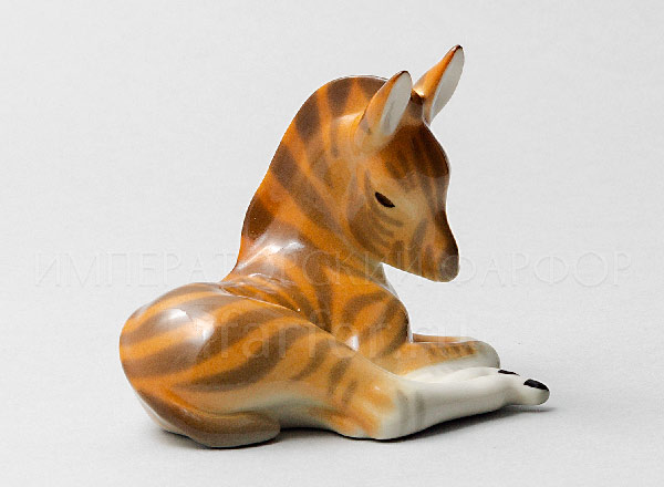 Sculpture Lying baby zebra Indefined