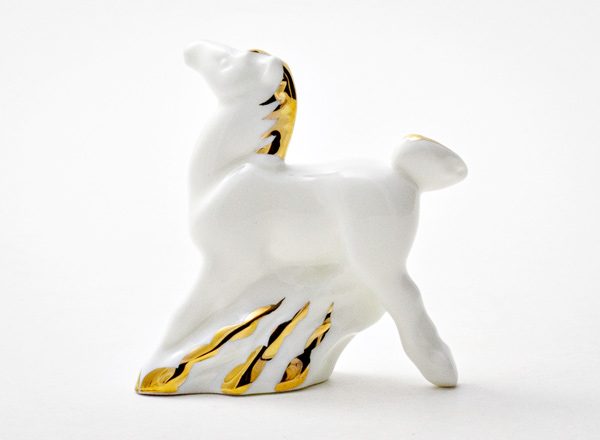 Sculpture Horse Gold