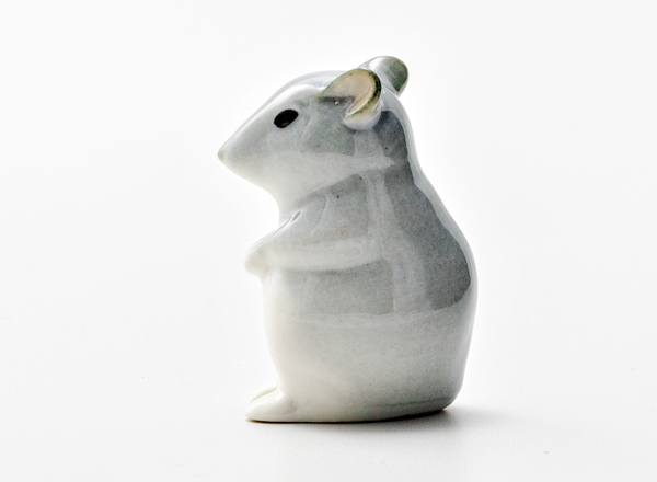Sculpture Harvest mouse N2 Grey