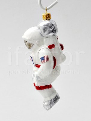 Елочная игрушка Космонавт Major Tom 65 x 140 мм.