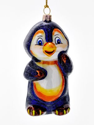 Елочная игрушка Пингвин 50 x 110 мм.