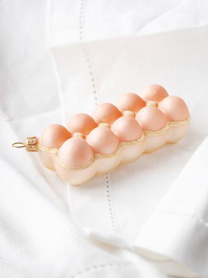 Елочная игрушка Лоток с яйцом 45 x 110 мм.