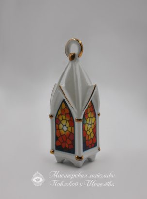 Елочная игрушка Фонарь готический
