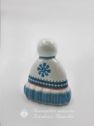 Елочная игрушка Шапочка 85 x 66 мм.