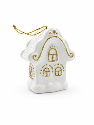 Елочная игрушка Домик новогодний