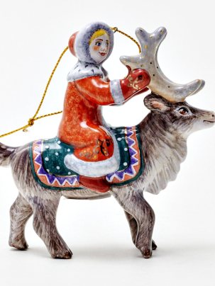Елочная игрушка Герда Снежная королева. Герда 1 94 x 95 мм.