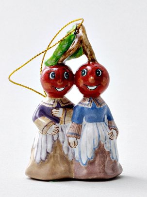 Елочная игрушка Графини Вишни 75 x 110 мм.