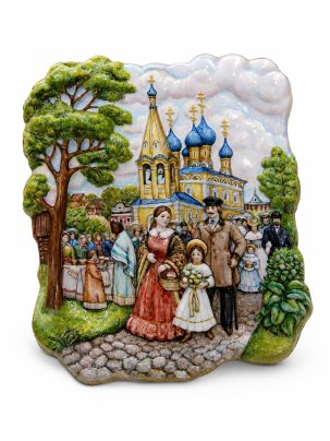 Плакетка Рельеф Пасха 230 x 260 мм.