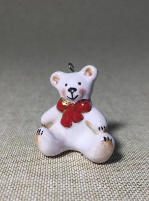 Елочная игрушка Мишка 25 x 30 мм.